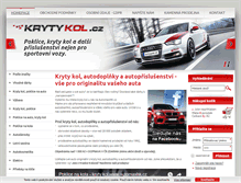 Tablet Screenshot of kryty-kol.cz